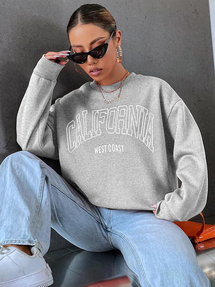 California Print Pullover