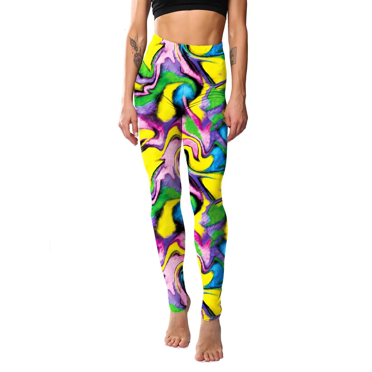 Women 2-Pack Colorful Print Leggings