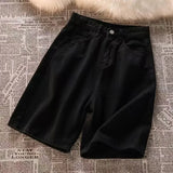 High Waist Women’s Denim Shorts for Spring/Summer