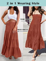 Women Boho Maxi Skirt