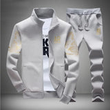 Men’s Plus Size Autumn Tracksuit Set