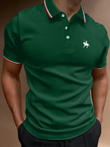 Men Summer Cotton Polo Shirt