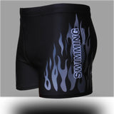 Men Flame Print Swim Briefs