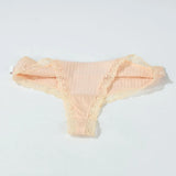 Women Mid-Rise Lace Thong