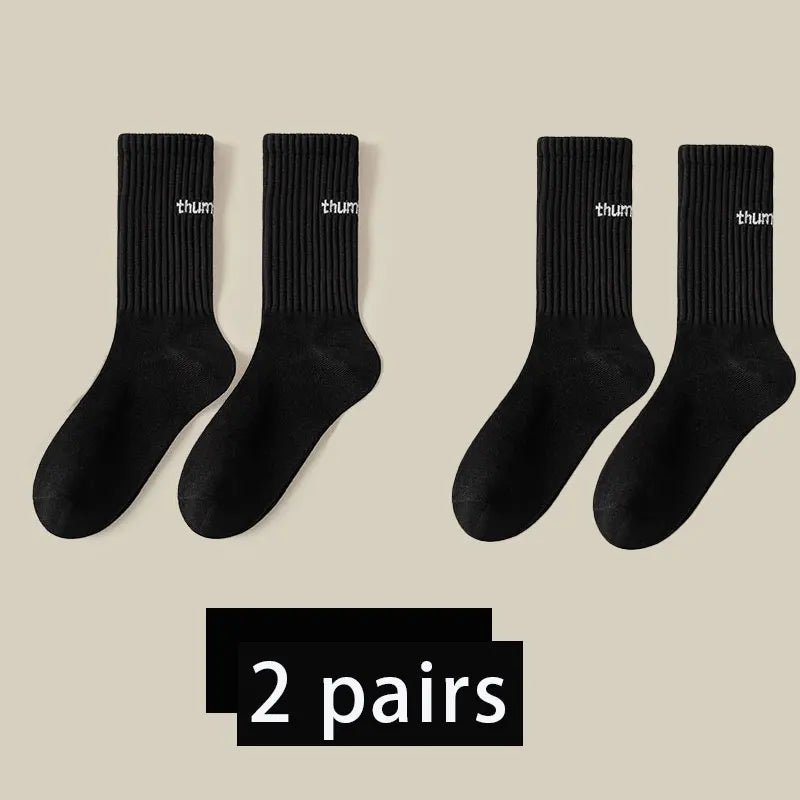 Men’s Mid-Length Sports Socks (2 Pairs)