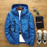 Men Lightweight Hooded Casual Jacket