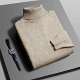 Men Slim Fit Turtleneck Sweater