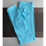 Women Seamless Ribbed Scrunch Yoga Leggings