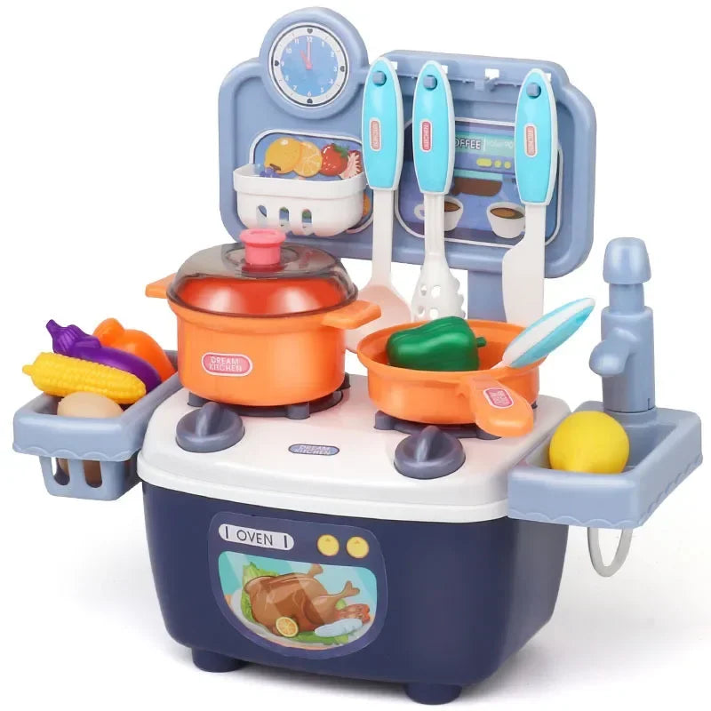 Kids Light & Music Kitchen Toy Set