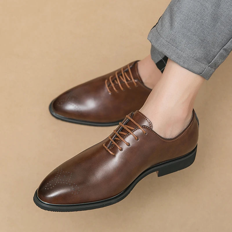 Men Luxury Wedding Oxford Shoes