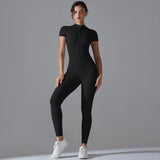 Women's Breathable Sports Yoga Bodysuit – Quick Dry Fitness Jumpsuit