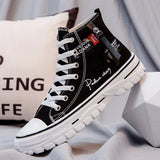 Men’s Breathable Platform Canvas Sneakers