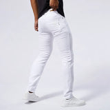 Men White Slim Jeans