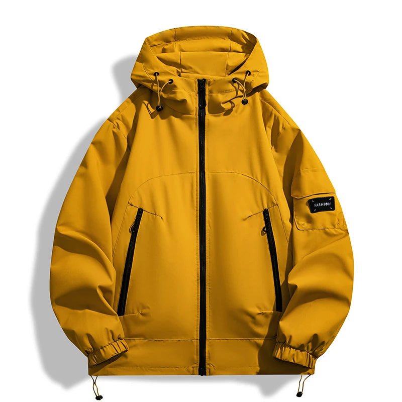 Outdoor Windproof Waterproof Hiking Hooded Jacket