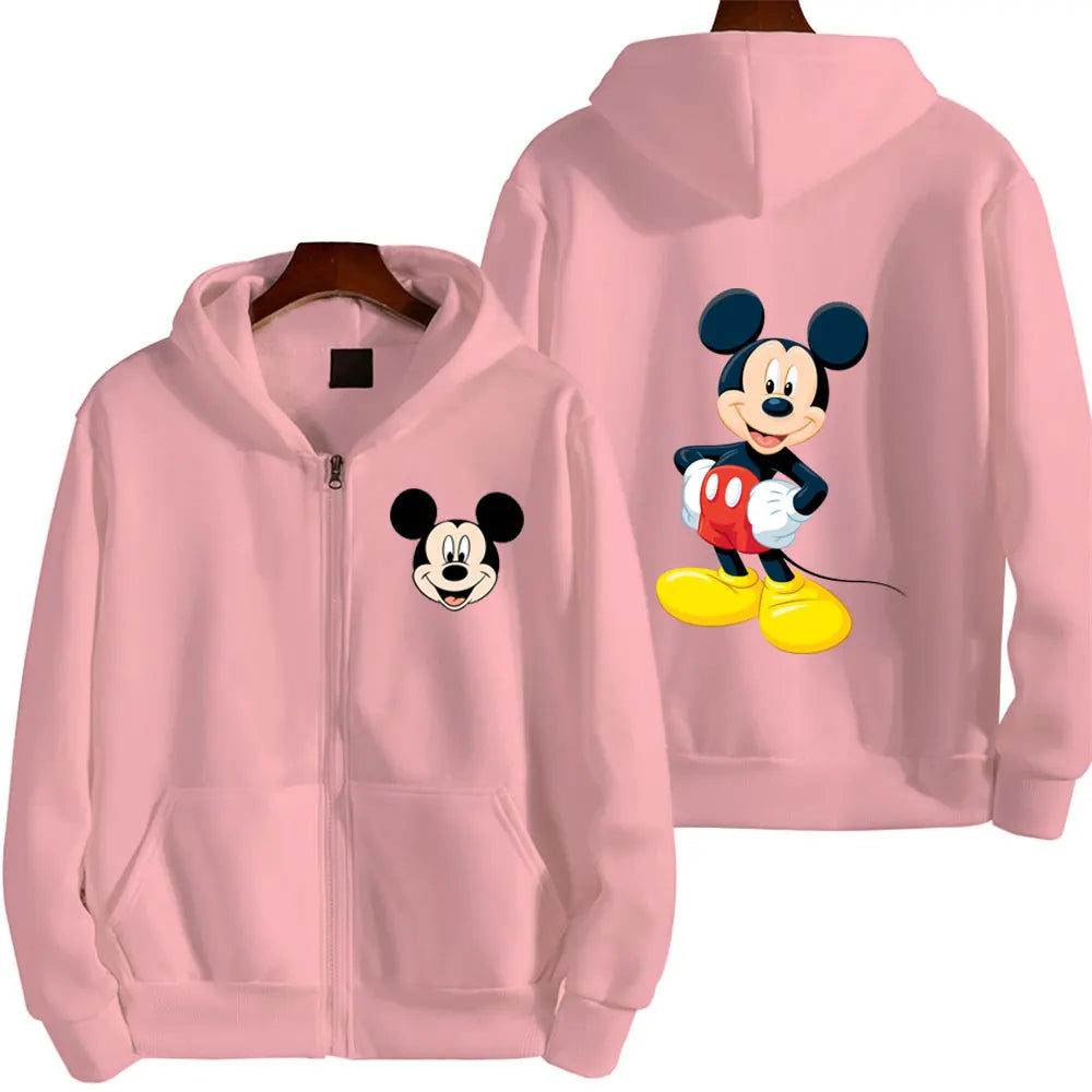 Oversized Mickey Zip Hoodie