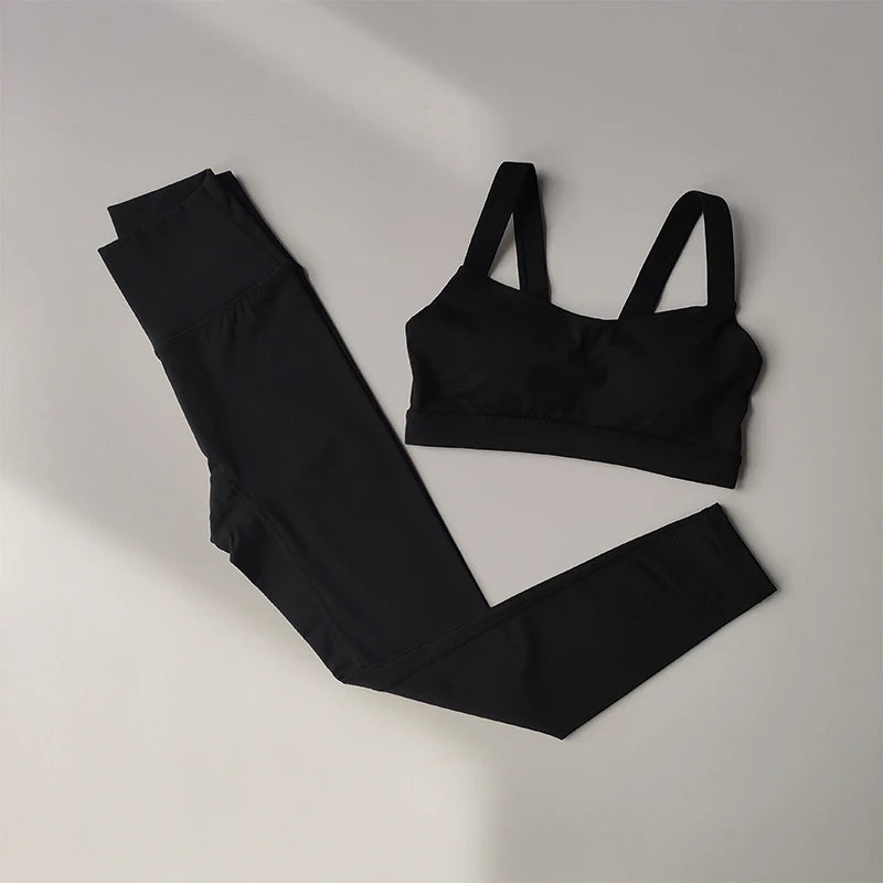 Women Sports Bra & Leggings Set
