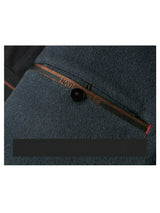 Men Slim Fit Wool Coat Business Jacket