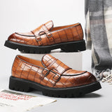 Men Platform Formal Leather Shoes