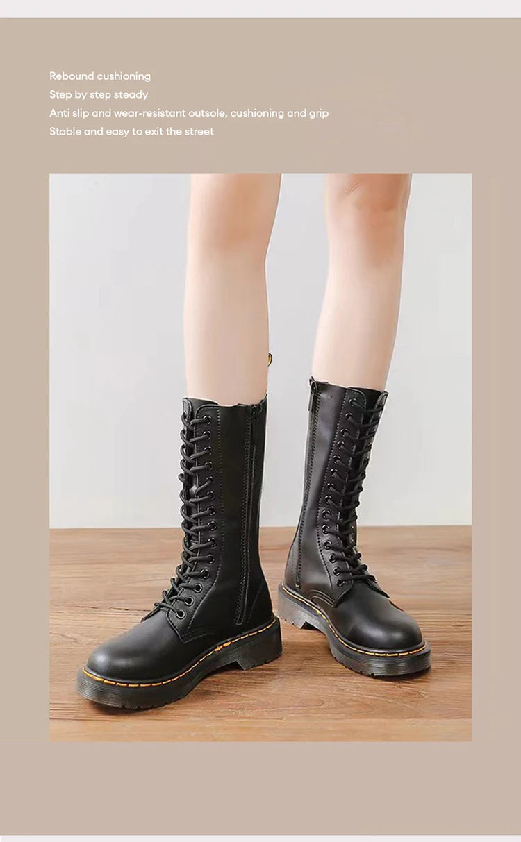 Women Mid Calf Boots Waterproof Warm Rain Shoes