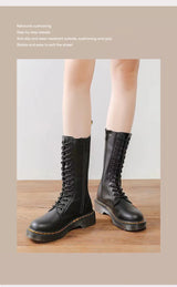 Women Mid Calf Boots Waterproof Warm Rain Shoes