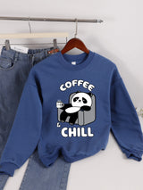 Panda Print Sweatshirt