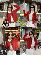 Women's Long Sleeve Knit Cardigan