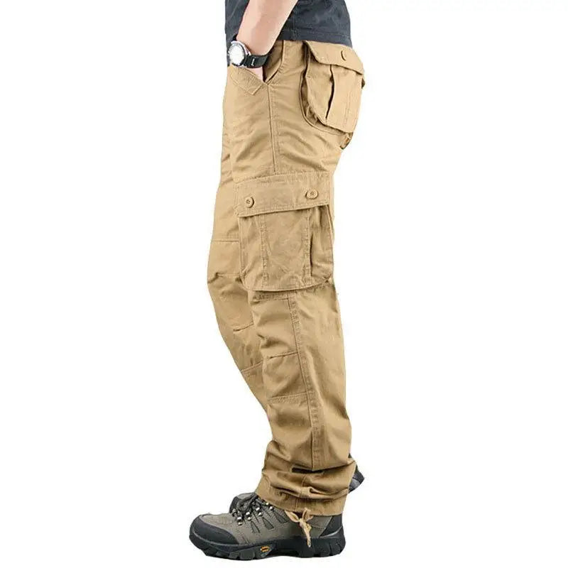 Men Straight Leg Cargo Pants