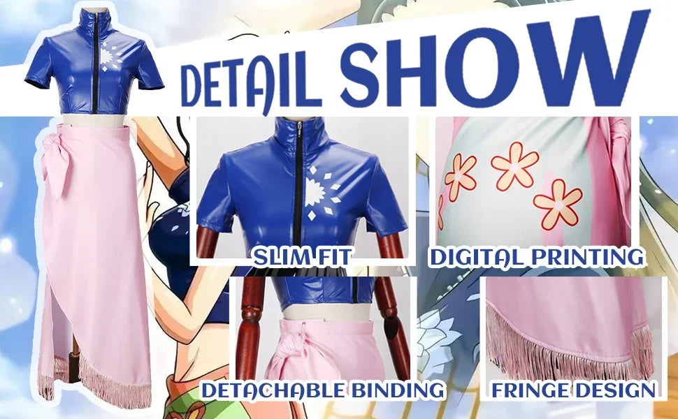 Nico Robin Anime Cosplay Party Costume