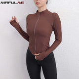 Women Textured Long Sleeve Running Jacket