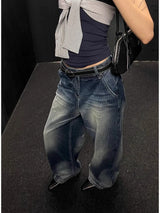 HighMuse™ – Vintage Wide Leg High Waist Denim Pants (Polished, Comfy & Versatile)