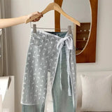 Women Vintage Lace Tulle Bandage Skirt