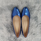 5cm Crocodile Pumps – Low Heel Red Heels 2025