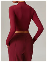 Women's Long Sleeve Yoga Shirt – Outdoor Running Fitness Top