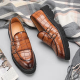 Men Platform Formal Leather Shoes