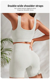 Women Seamless Ribbed Yoga Set