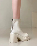 Women Ankle Boots Fashion Short Booties