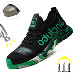 Men Anti-Puncture Reinforced Sole Safety Shoes