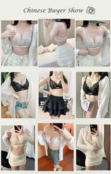 Women Summer Lace Bra Set