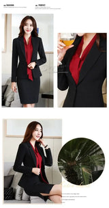Women Classic Work Blazer Jacket
