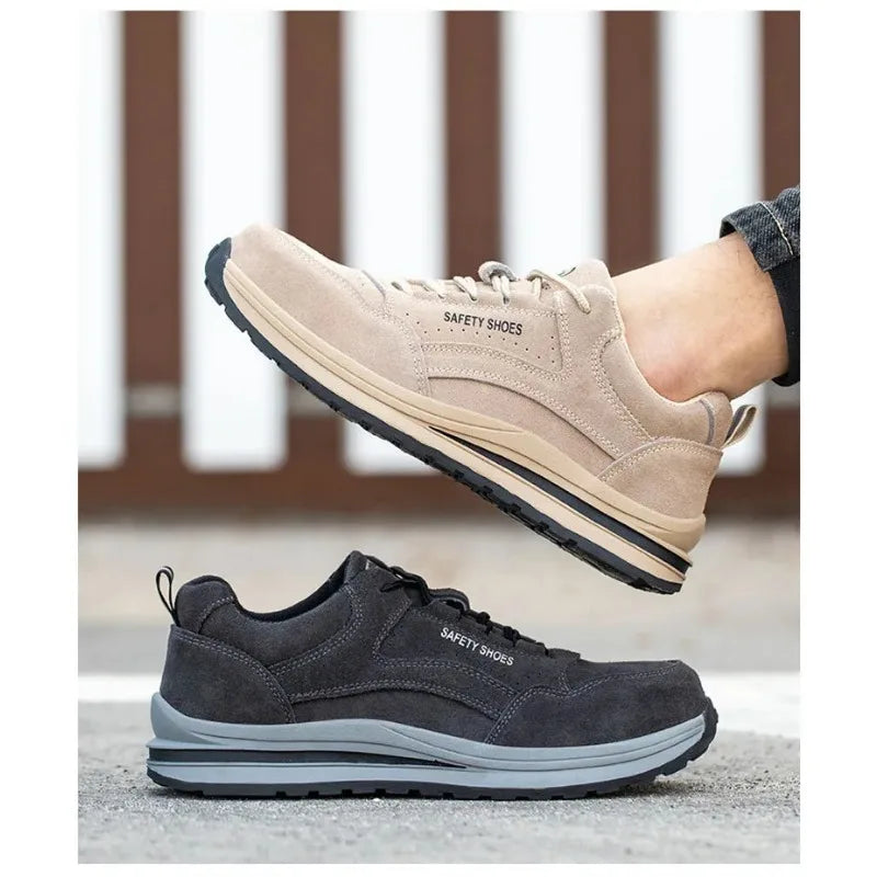 Women Safety Shoes Anti Puncture Work Sneakers