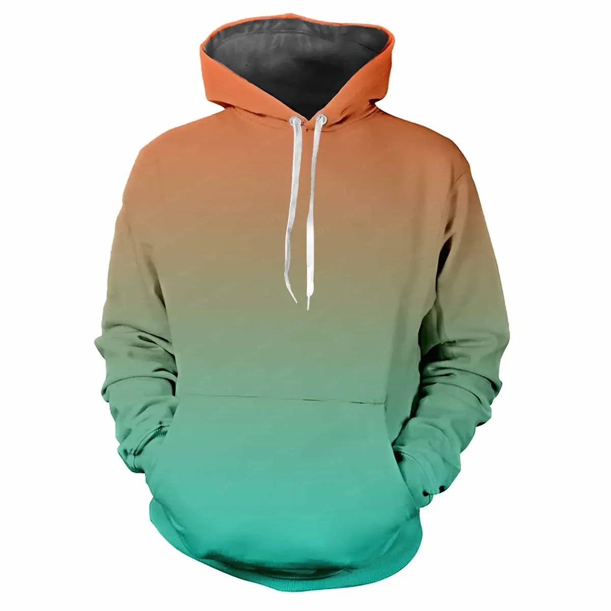 Men’s Gradient 3D Print Hoodie