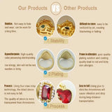 Women’s Gold Jewelry Set with Earrings & Necklace