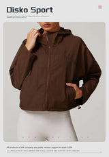 Women Quick Dry Hooded Sports Jacket