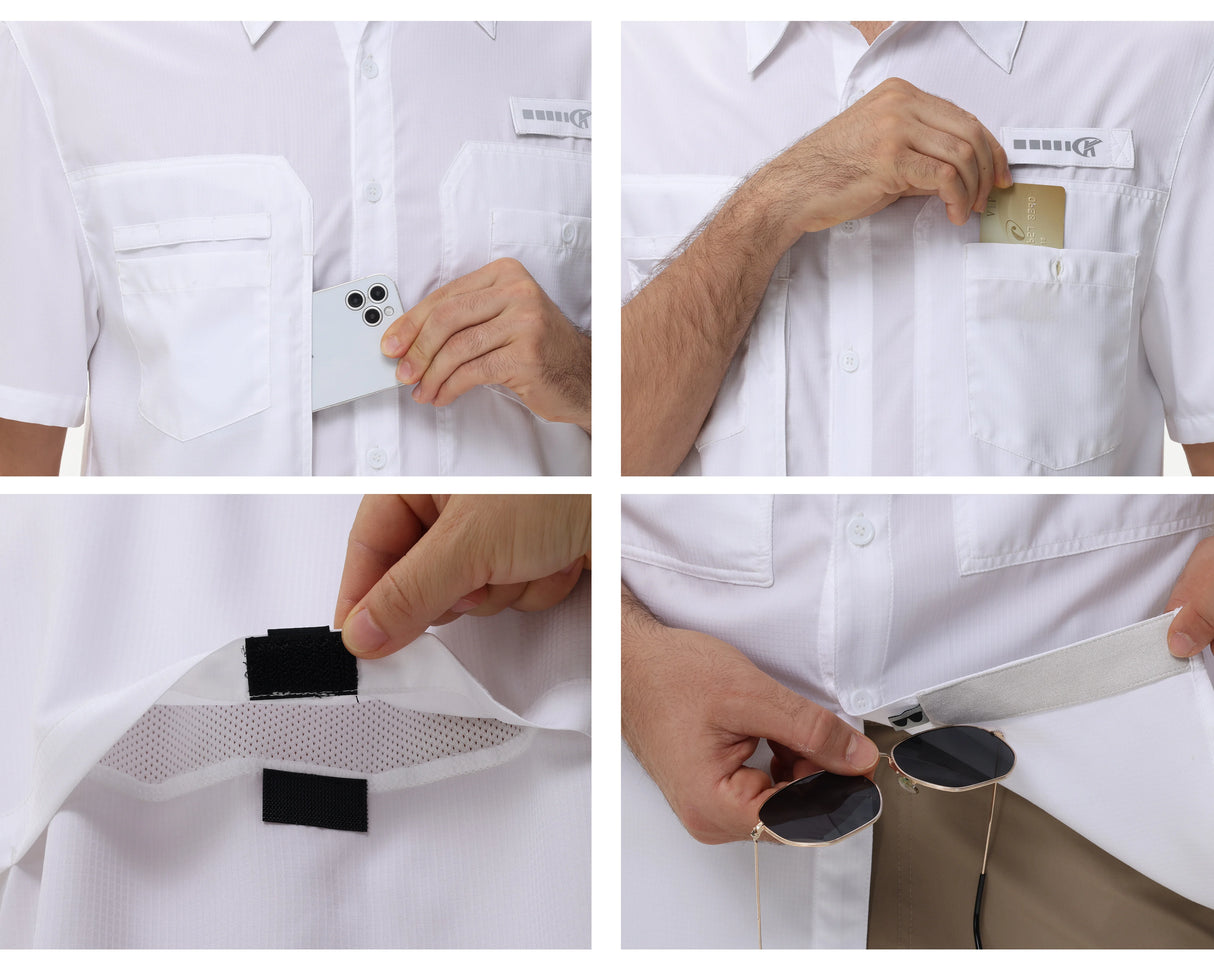 Men Fishing Cargo Shirt