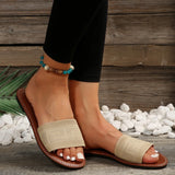 Women Luxury Flat Sandals Designer Slides