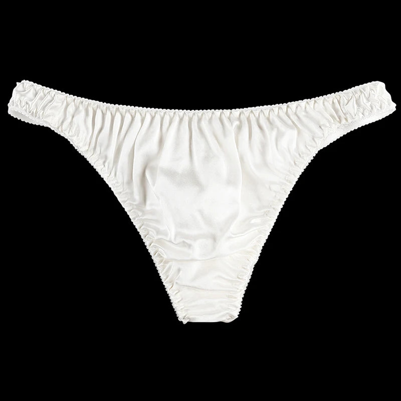 Men's Silk Underwear – Seamless Low Rise