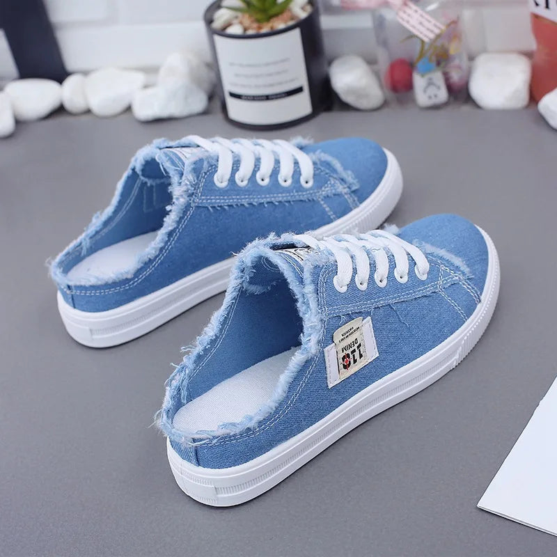 Women Canvas Shoes Classic Lace Up Sneakers