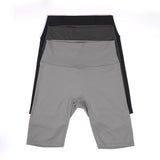 Women High Waist 3 Pocket Bike Shorts