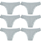 Women Mid-Rise Lace Thong