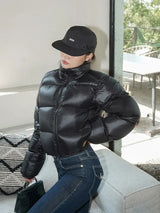 Women Cozy Short Winter Coat